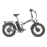 Электровелосипед Eltreco BAD DUAL NEW Серебристый-матовый
