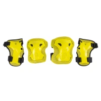 Набор защиты Tech Team Safety line 600, цвет желтый (размер S)